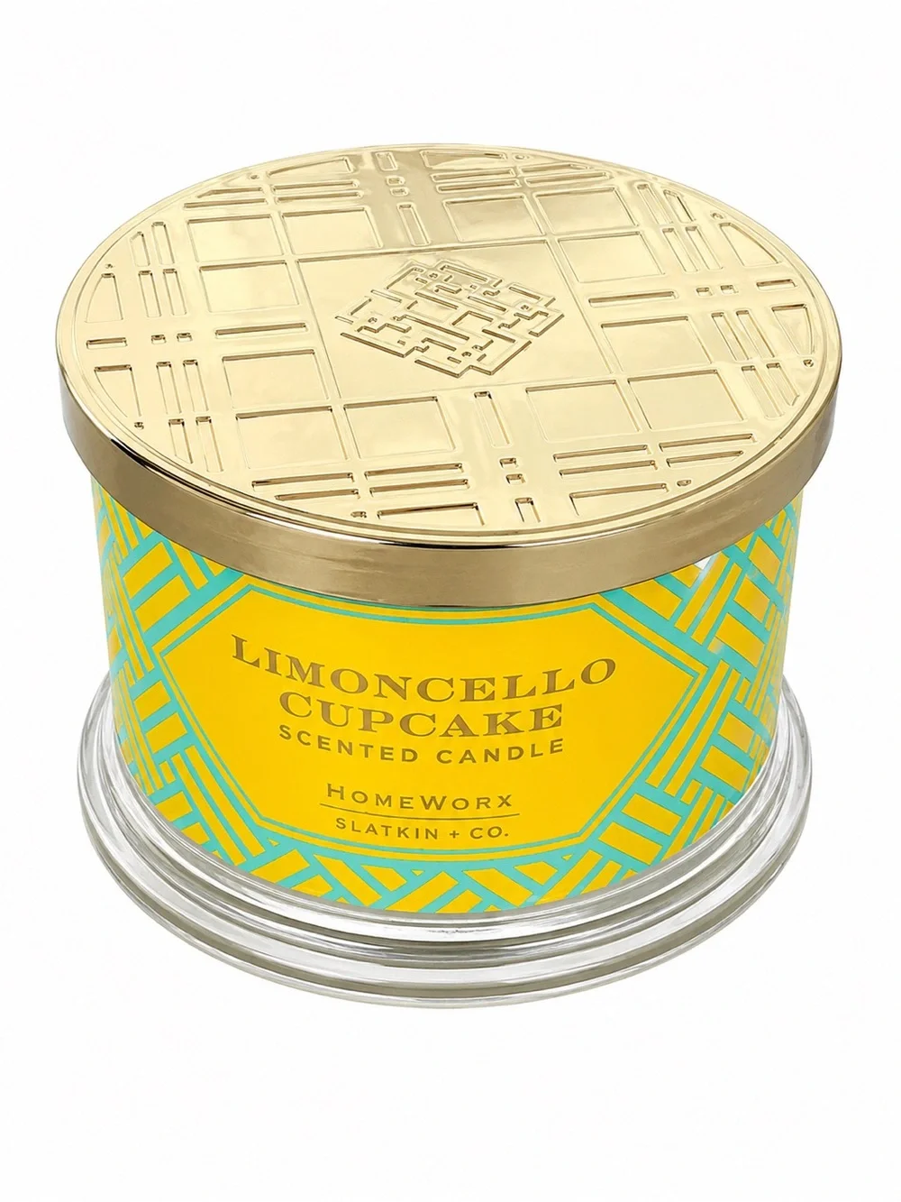 HomeWorx Slatkin Limoncello Cupcake 4-Wick Candle 18 oz New Retired Scent
